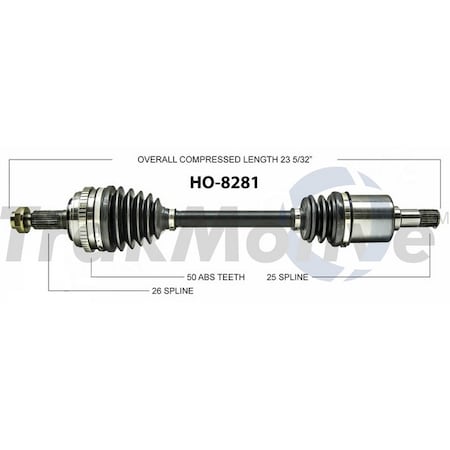 Surtrack Axle Cv Axle Shaft, Ho-8281 HO-8281